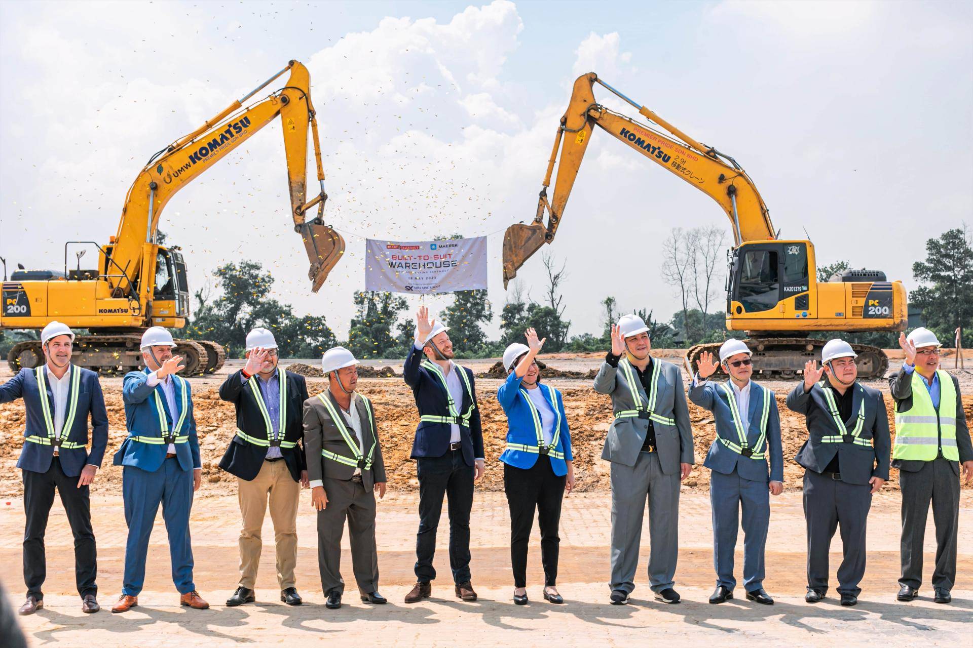 Barry Callebaut and Maersk enter into a long-term partnership with *groundbreaking* of *new cocoa bean warehouse* in Malaysia