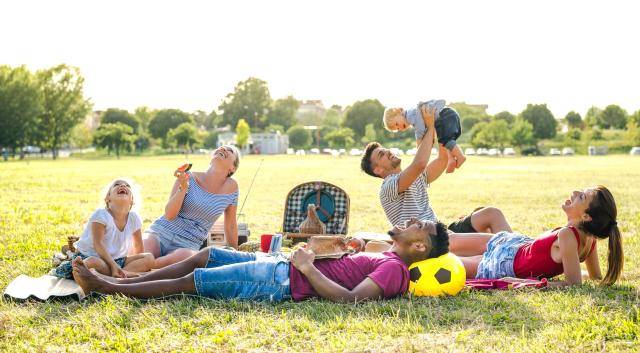 Family and Friends on a picnic