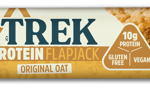 Trek Cereal bar with vegan claim, by 