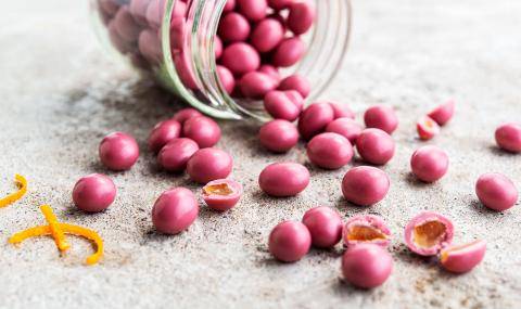 Orange Ruby Chocolate Nibbles