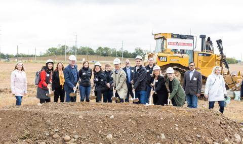 Barry Callebaut colleagues and groundbreaking attendees