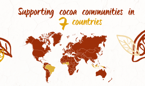 Supporting cocoa farming communities in 7 countries