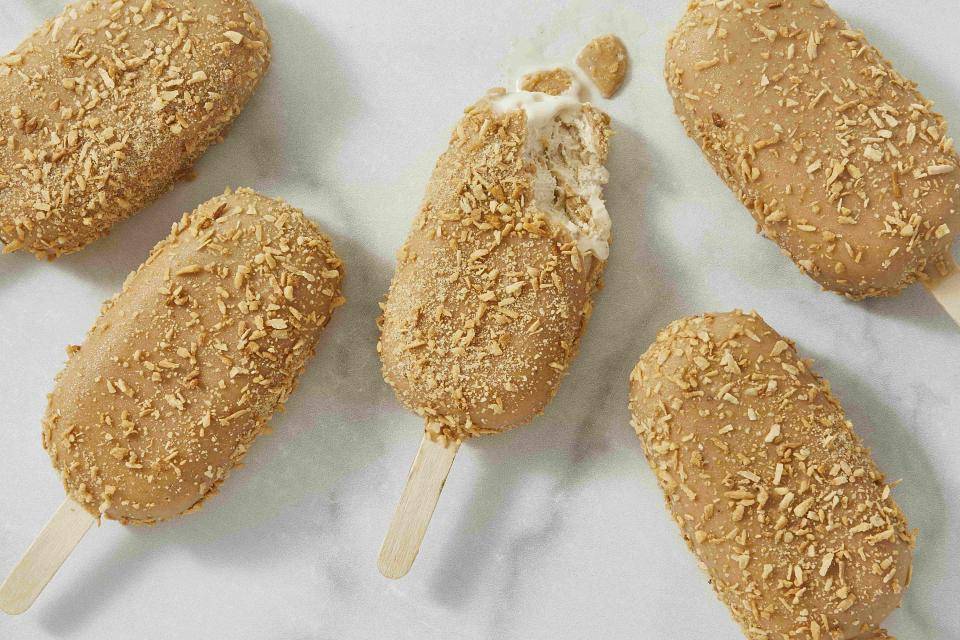 nut-based coated ice creams