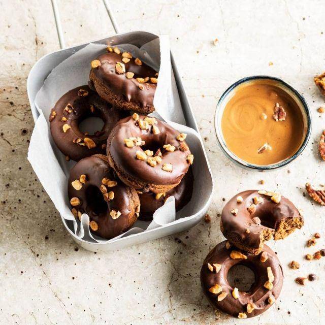 Baked Pecan Donuts Plant-Based