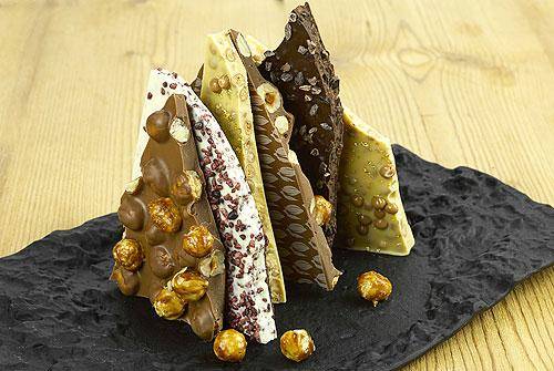 Swiss chocolate tablets