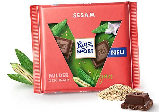 Ritter Sport vegan sesam chocolate tablet