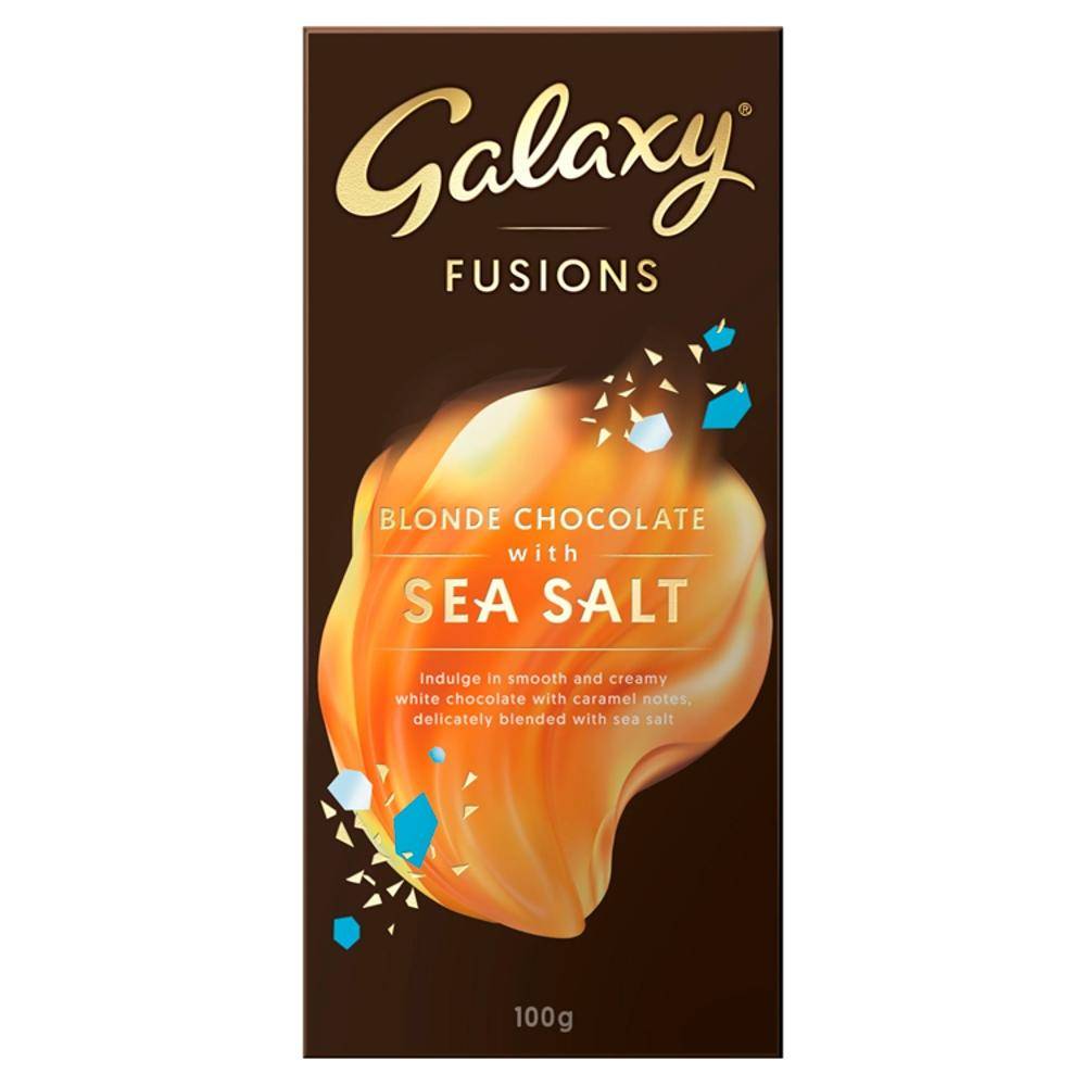 Mars Galaxy Fusion Blonde chocolate with sea salt