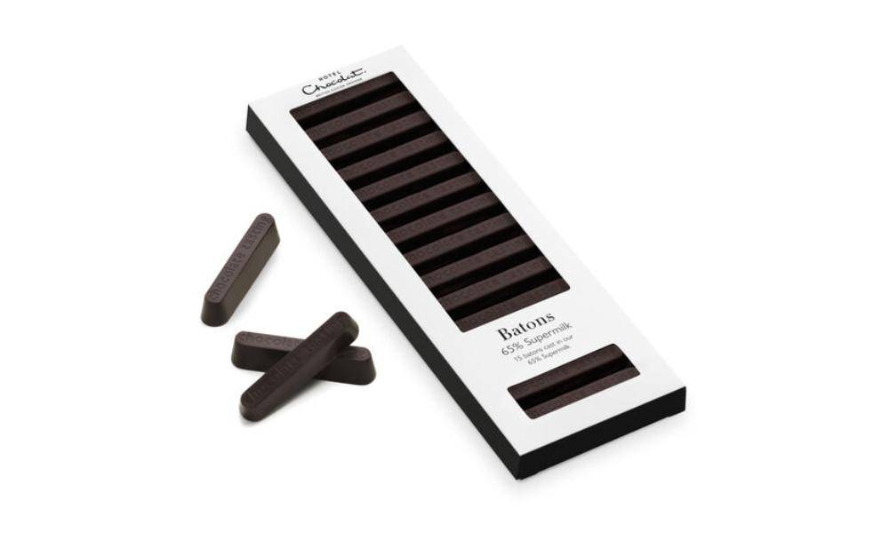 hotel chocolate supermilk bar packaging