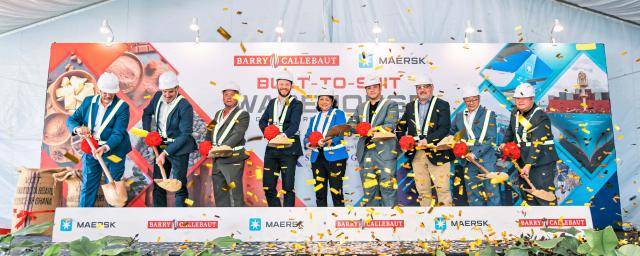 Barry Callebaut and Maersk enter into a long-term partnership with groundbreaking of new cocoa bean warehouse in Malaysia